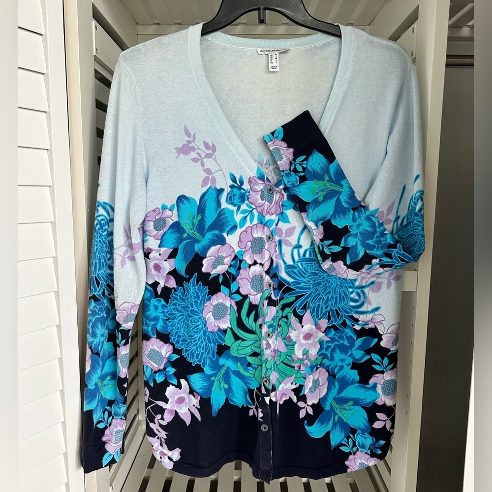 Isaac Mizrahi Spring Floral Sweater